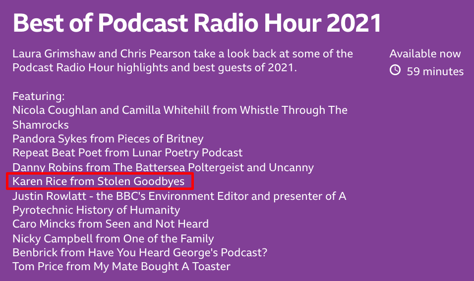 BBC Podcast Radio Hour 1